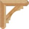 Ekena Millwork Merced Craftsman Rough Sawn Bracket, Western Red Cedar, 4"W x 20"D x 20"H BKT04X20X20MRC04RWR - alternate 4
